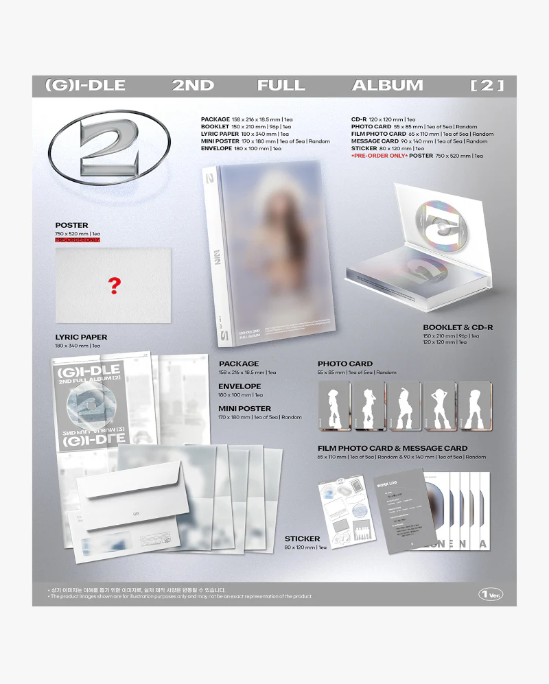(G)I-DLE - 2ND ALBUM [2] (3 Versions) - Image 3