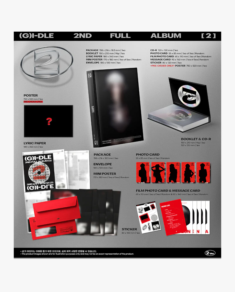 (G)I-DLE - 2ND ALBUM [2] (3 Versions) - Image 4