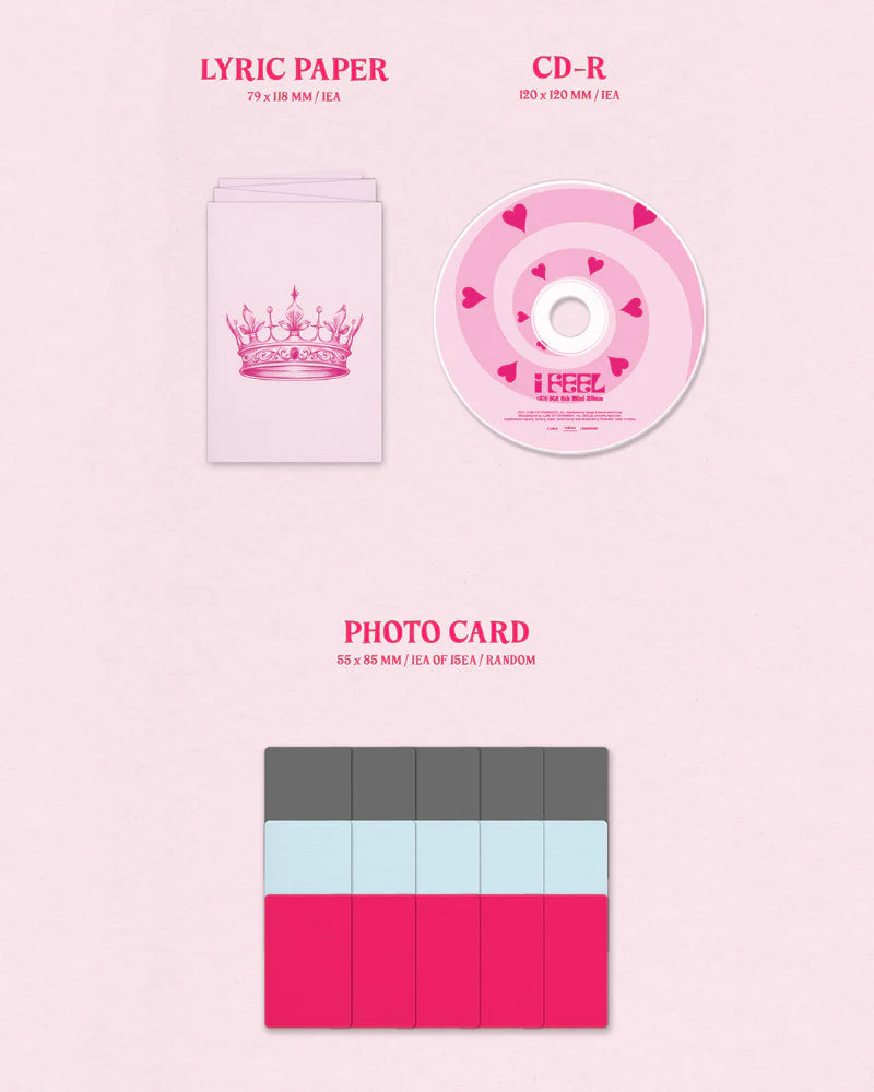 (G)I-DLE - 6th Mini Album [I feel] (Jewel Case Ver.) (5 Versions) - Image 3