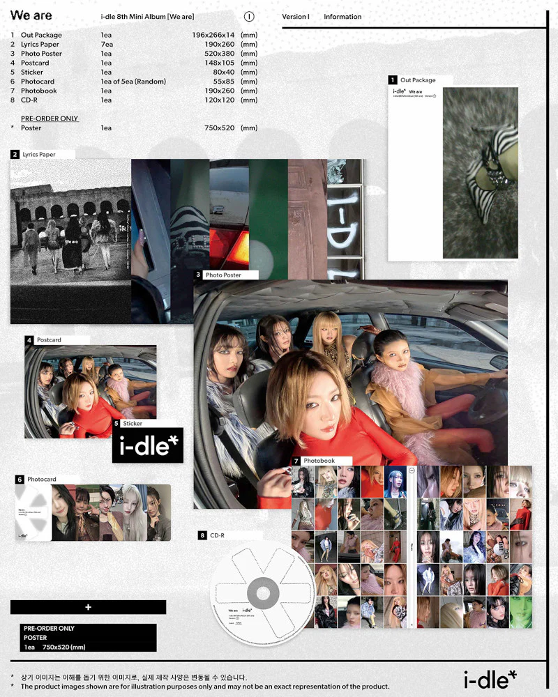 i-dle - 8th mini album [We are] (3 Versions) - Image 3