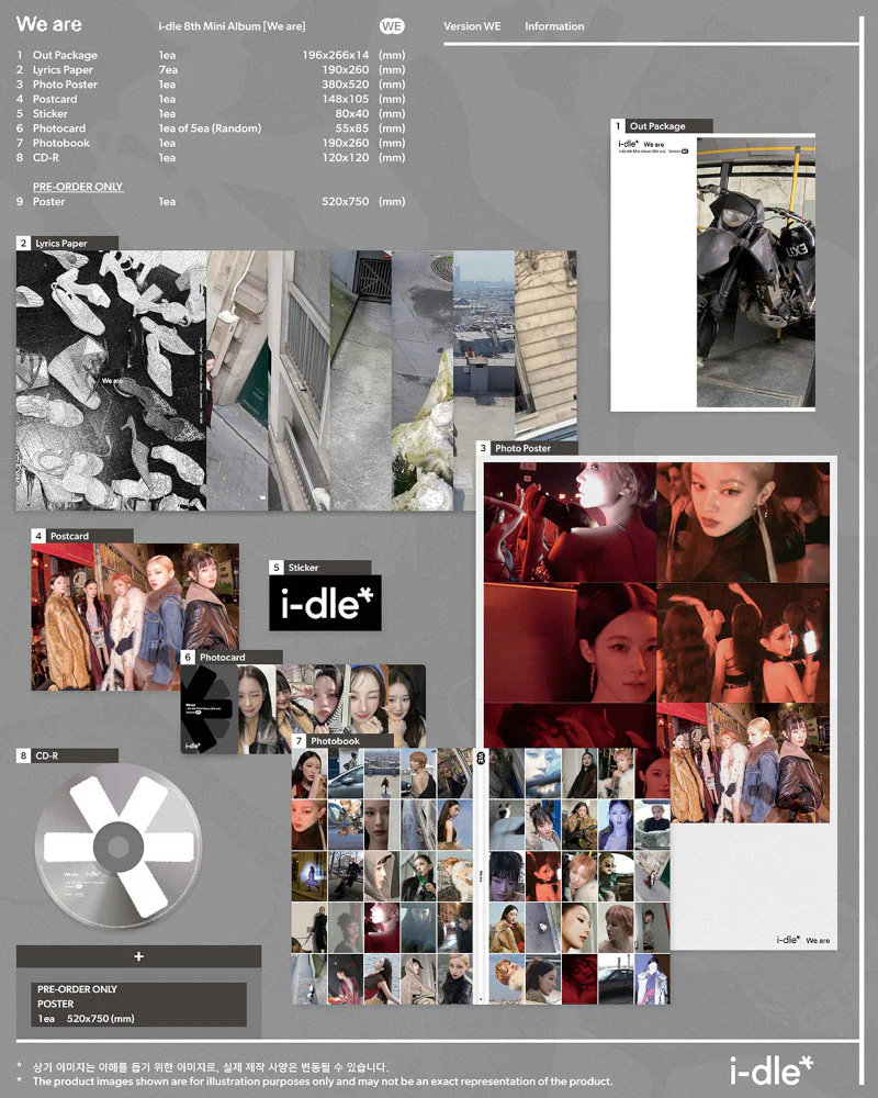 i-dle - 8th mini album [We are] (3 Versions) - Image 4