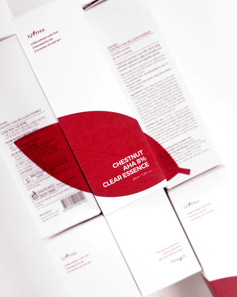 ISNTREE Chestnut AHA 8% Clear Essence (Renewal) - Image 7