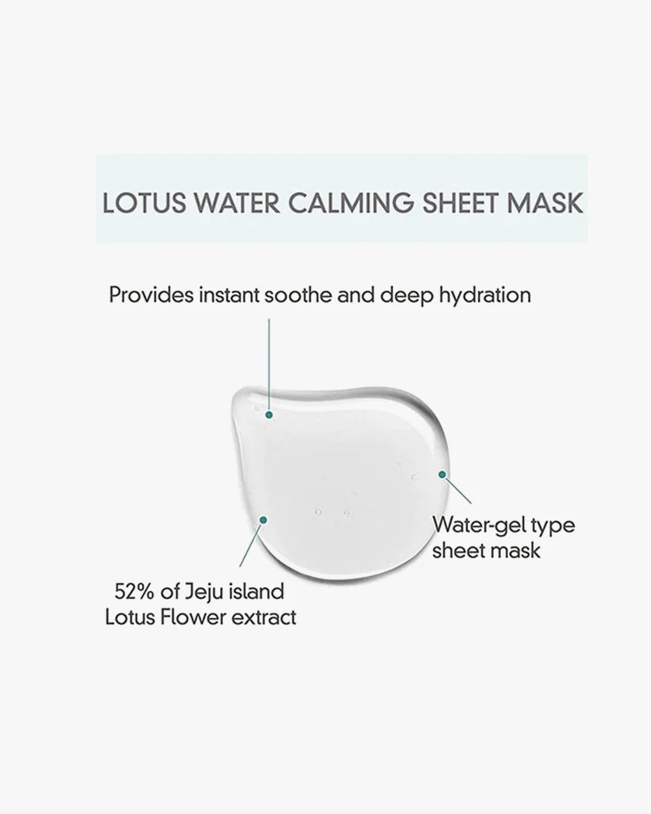 ROVECTIN Clean Lotus Water Calming Sheet Mask - Image 6