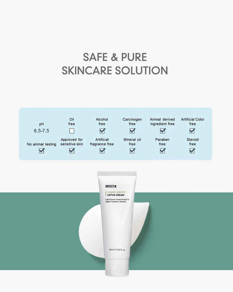 ROVECTIN Clean Lotus Water Cream - Image 4